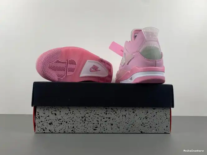 MaikeSneakers X OFF-WHITE PINK JORDAN 4 0511